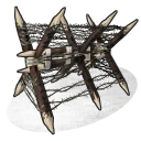 Barbed Wooden Barricade