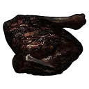 Burnt Deer Meat