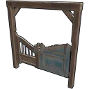 Wooden Frontier Bar Doors