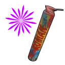 Violet Roman Candle