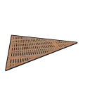 Floor triangle grill