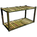 Half Height Bamboo Shelves