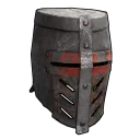 Knights armour helmet