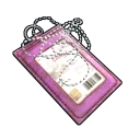 Pink ID Tag