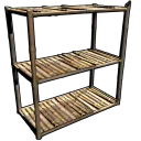 Bamboo Salvaged Shelves