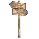 Double Sign Post