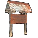 Two Sided Town Sign Post