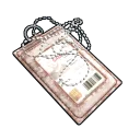 White ID Tag