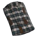 Blue Plaid Sleeping Bag