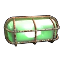 Green Industrial Wall Light