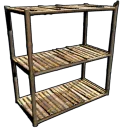 Bamboo Salvaged Shelves