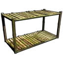 Half Height Bamboo Shelves