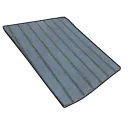 Parquet Boards Painted Blue